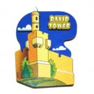 6 cm 3D Wood Magnet of the David Tower