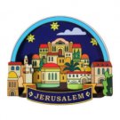 6 cm 3D Acrylic Magnet with Jerusalem Design