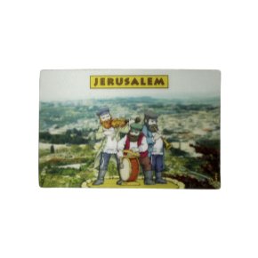 6 cm 3D Klezmer Magnet