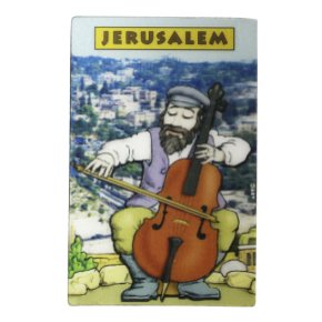 3D Magnet with Cello Player