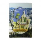 10 x 7 cm 3D Magnet Hamsa Jerusalem Scene