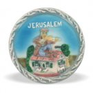 5 Centimeter Ceramic Round Magnet with a Fiddler