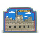 Rubber Magnet of Jerusalem Skyline