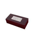 Hazorfim Wood and Sterling Silver Long Old City Tea Box
