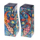 Yair Emanuel Salt and Pepper Shaker with Peacock Design