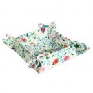 Yair Emanuel Silk-Screened Folding Basket with Pomegranates