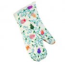 Yair Emanuel Silk-Screened Oven Mitt with Pomegranates