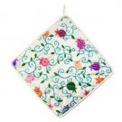 Yair Emanuel Silk-Screened Hot Plate Holder with Pomegranates