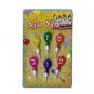 Colorful Wax Mazal Tov Birthday Candles in Hebrew