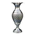 Silver Plated Vase with Droplets