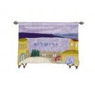 Yair Emanuel Wide Wall Hanging: Multicolor Jerusalem