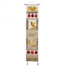 English Shalom Wall Hanging In Gold From Yair Emanuel