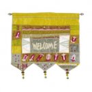 Yair Emanuel Gold Wall Hanging with Welcome Greeting.