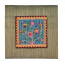 Yair Emanuel Frame and Embroidered Picture – Stretching Flowers