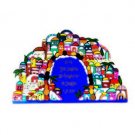Yair Emanuel Laser Cut Wall Hanging of Colorful Jerusalem