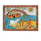 Yair Emanuel Wooden Painting – The Great Flood