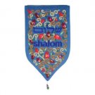 Blue Shalom Tapestry by Yair Emanuel