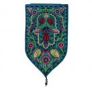 Yair Emanuel Turquoise Hama Tapestry Wall Hanging