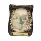 Antique Plate in Scroll Shape with Jerusalem