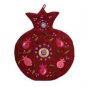 Yair Emanuel Pomegranates Embroidered Wall Decoration