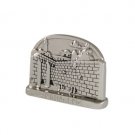 Metal Jerusalem Statuette with Western Wall