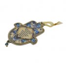 12 Centimeter Hamsa in Pewter with the House Blessing in English