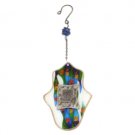 Small Stained Glass Hamsa with Blessing