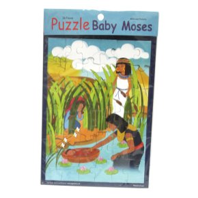 32 cm. Multicolor Paper Baby Moses Puzzle