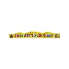 Multicolor Paper Happy Birthday Crown in Hebrew