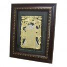 50x40cm Wooden Picture Frame with Gold Jerusalem and Hebrew Eshet Chayil Text