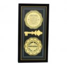 30x16 cm framed business blessing in Hebrew