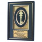 32x22cm Business Blessing with Hebrew Text and Key of Prosperity