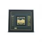33x33cm Black and Gold House Blessing with Black Frame