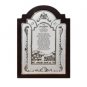 25x19 cm candle lighting blessing in silver