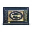 18x22 cm framed business blessing in gold plate