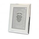 10x15 cm silver framed house blessing