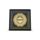 16x16 cm framed gold plate of Jerusalem