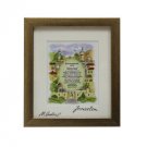 Small Home Blessing in Russian with Jerusalem Landscape
