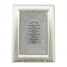 19x14 Centimeter Home Blessing with Russian Text and Embossed Jerusalem