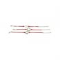 20 cm set of twelve bracelets with various pendant designs