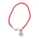 20 cm set of twelve red string bracelets with Stars of David