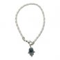20 cm set of twelve white bracelets with Hamsas