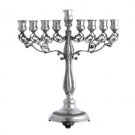 Hazorfim Hanukkah Menorah with Branch Design
