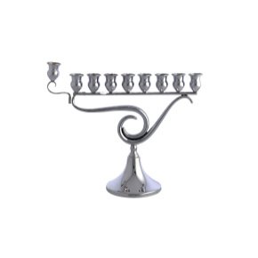 Hazorfim Menorah with Question Mark Design (Medium)