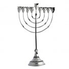 Hazorfim Hanukkah Menorah in Filigree Design (Medium)