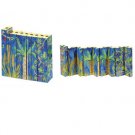 Yair Emanuel Multicolor Seven Species Accordion Menorah in Wood
