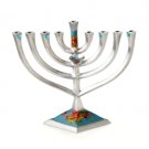 Layered Menorah With Bird