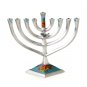 Layered Menorah With Bird