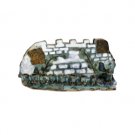 14x25 Centimeter Hanukkah Menorah in Ceramic with Doves