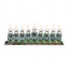 34x5 cm Crystal Hanukah Menorah with Various Jewish Symbols